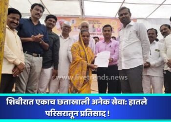 शिबीरात एकाच छताखाली अनेक सेवा: हातले परिसरातून प्रतिसाद !