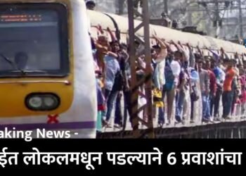 मुंबईत लोकलमधून पडल्याने 6 प्रवाशांचा मृत्यू