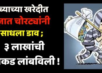 आंब्याच्या खरेदीत अज्ञात चोरट्यांनी साधला डाव ; ३ लाखांची रोकड लांबविली !