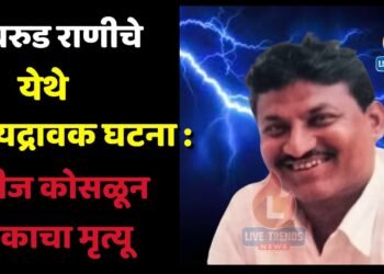 बांबरुड राणीचे येथे हृदयद्रावक घटना: वीज कोसळून एकाचा मृत्यू