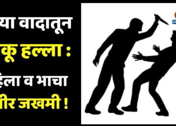 जुन्या वादातून चाकू हल्ला : महिला व भाचा गंभीर जखमी !