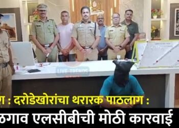 ब्रेकींग : दरोडेखोरांचा थरारक पाठलाग: जळगाव एलसीबीची मोठी कारवाई !