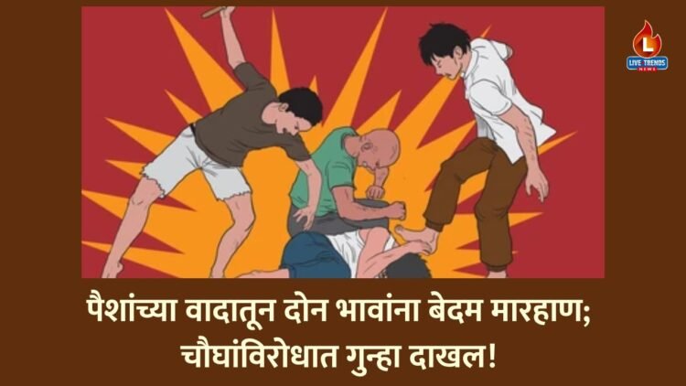 पैशांच्या वादातून दोन भावांना बेदम मारहाण; चौघांविरोधात गुन्हा दाखल!